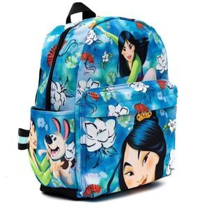Disney Princess Mulan & Little Brother Dog Nylon Mini Backpack NWT